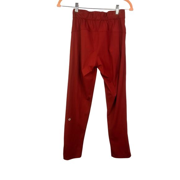 Lululemon high Rise Cropped Jogger maroon Size 4 - Picture 1 of 8